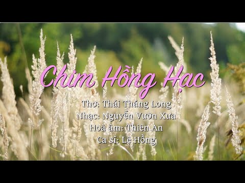 Chim hồng hạc - Lệ Hồng