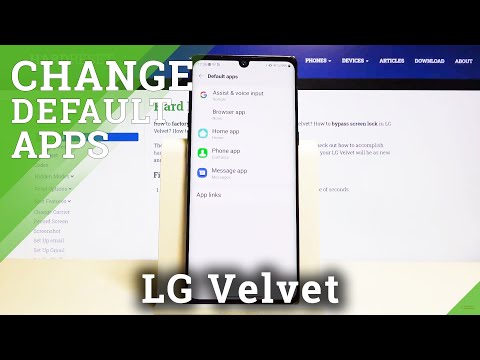 How to Change Default Apps in LG Velvet – Customize App Defaults