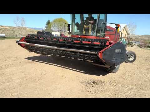 2010 Hesston Agco 9435 Swather w/ 14’ Massey Ferguson 9125 Header 848 Hours  *One Owner*