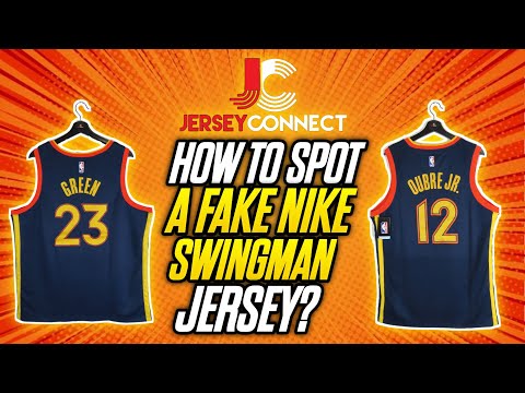 How to Spot a Fake Nike Swingman Jersey | New Fake Heat Pressed Version | Tips and Tricks for 2021 |