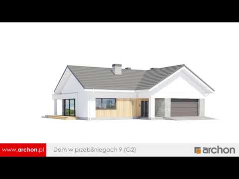 Dom w przebiśniegach 9 (G2 – Świetnie rozplanowana parterówka I ARCHON+ Projekty Domów