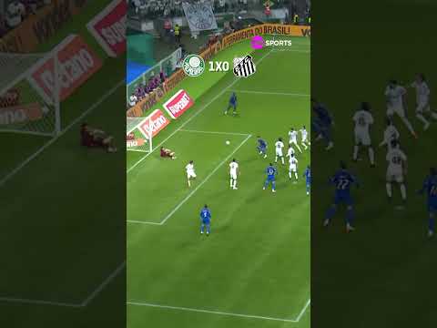 PALMEIRAS 3X0 SANTOS | GOLS DA PARTIDA | QUARTAS DE FINAL | JOGO DE IDA | COPA DO BRASIL #shorts