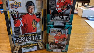 Another CONNOR BEDARD YOUNG GUNS! That's 3 Now!  2023-24 Upper Deck Series 2 Hobby & Blasters!