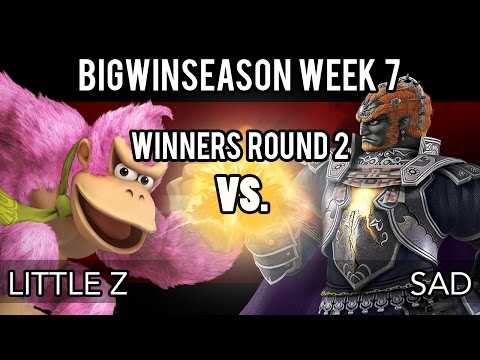 BigWinSeason Week 7 - Winners Round 2 - Little Z (Donkey Kong) VS Sad (Ganondorf, Luigi)