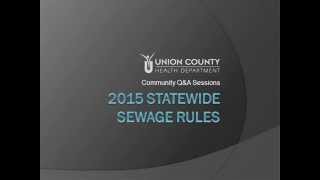 preview picture of video '2015 Ohio sewage rules Changes'