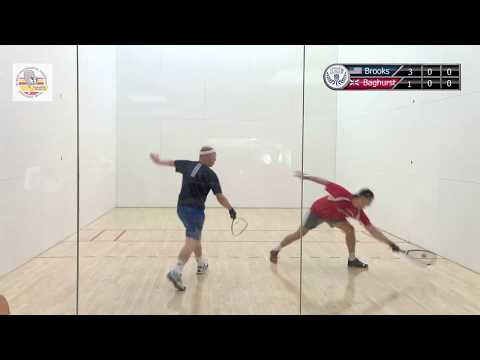 2017 IRF Senior World Championships - 35+ Mens Singles - Baghurst (ENG) vs Brooks (CAN)