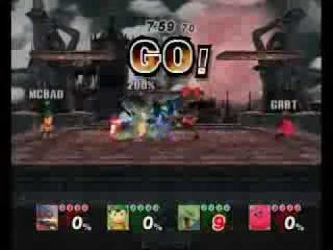 Oracle (Charizard) and Awestin (Ness) vs G-Rabbit (Kirby) and Ty (Falco)
