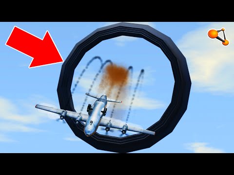 BeamNG Drive - Impossible PLANE Stunts #1 | CrashTherapy