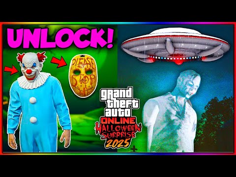 NEW Halloween Event, UNLOCK GHOST HUNT, FREE Clothing, UFO, GTA 5 DLC 2025 (GTA Online Update)