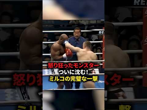 怒り狂ったモンスターついに沈む！ミルコの完璧な一撃　 　#格闘技
