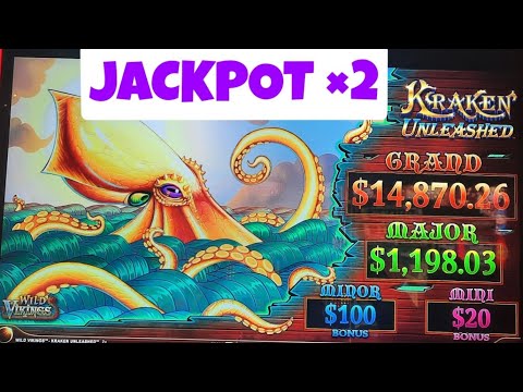 Kraken Unleashed.. 2 JACKPOTS 😉
