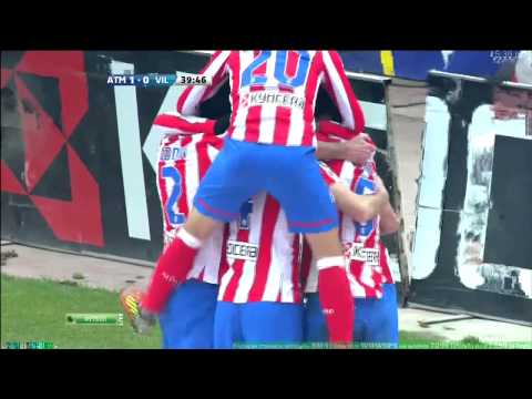 ATLETi vs villareal 1512012 st1 half 3 0