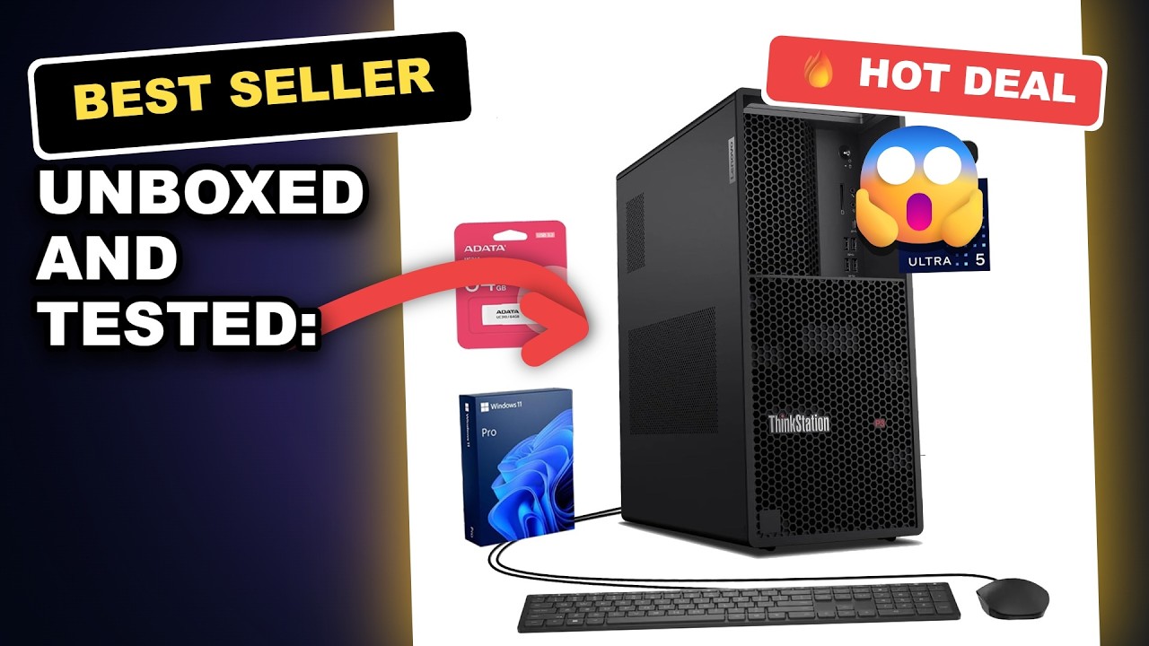 Unboxed and Tested: Lenovo ThinkStation P3 Tower Desktop PC, Intel Core Ultra 5 225 Review