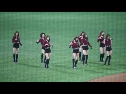 151104 고척돔 개장식 나인뮤지스 축하공연 다쳐 직캠