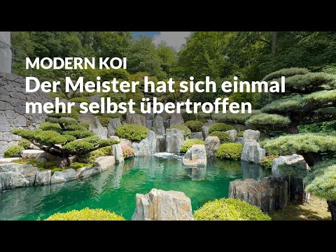 Jana und Hennings fertiger Jürgen Kirchner Traumgarten | Modern Koi Blog #6853