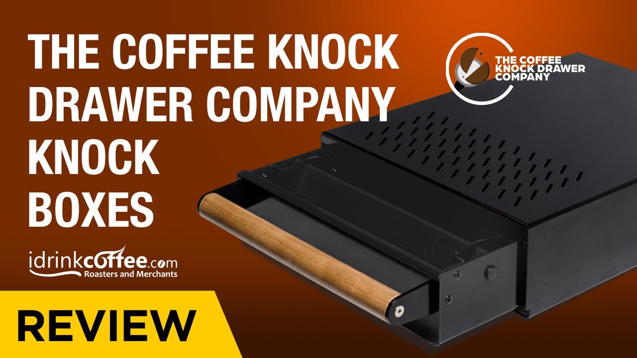 The Coffee Knock Drawer Company - Puck Box Knock Box - Powdercoat Black video