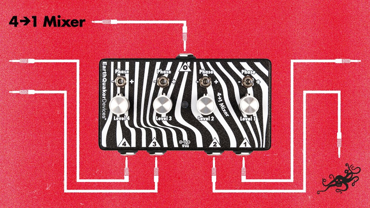 EarthQuaker Devices Four-to-One Mixer