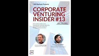Corporate Venturing Insider #13: James Mawson @ Mawsonia, Interview by Nicolas Sauvage