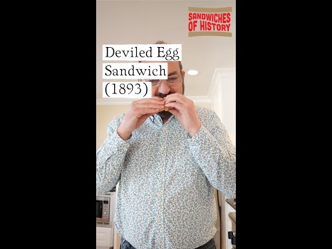 Deviled Egg Sandwich (1893) on Sandwiches of History