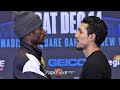 RICHARD COMMEY VS TEOFIMO LOPEZ - FULL FACE TO FACE AT FINAL PRESS CONFERENCE