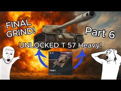 From T54E1 to T57 Heavy – Final Grind! | WoT Blitz