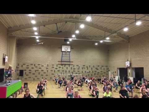 Zumba SENTAO (chair work)  to Grease Lightening - by Lou Sams of Zumba-Heat