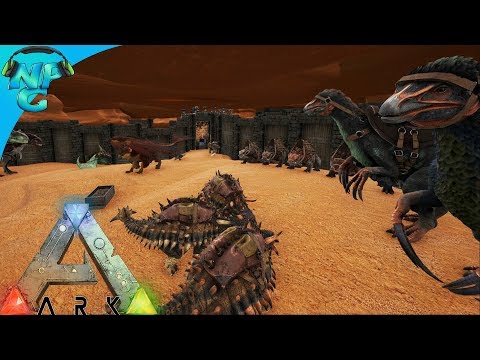 World War ARK - 2 Men 1 Base Decimate the Sand Caves! E11 ARK Survival Evolved