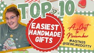 My Top 10 Easiest (and Favorite) Handmade Christmas Gift Ideas! #AGTN25 🎄🎅