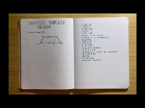 Isosceles Trapezoid Theorem Proof