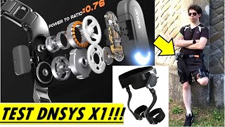 DNSYS X1 recensione esoscheletro rivoluzionario per sportivi e non. Test completo funzionalità