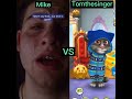 Mike VS Tomthesinger Who Is Best ? 🤣 👌 (Love Is Gone Song 🎵💔) #shorts