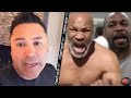 OSCAR DE LA HOYA SAYS MIKE TYSON BEATS ROY JONES JR "A GOOD BIG MAN BEATS A GOOD LITTLE MAN!"