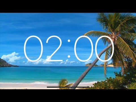 2 Minute Timer - Relaxing Music on the Beach