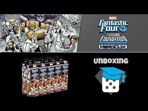 Unboxing Marvel Heroclix: Fantastic Four Future Foundation