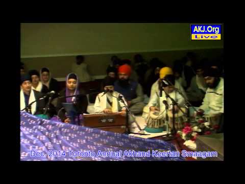 041 Toronto Dec. 2014 Smaagam - Thursday Morning Keertan - Bh. Harjee Singh Jee Toronto