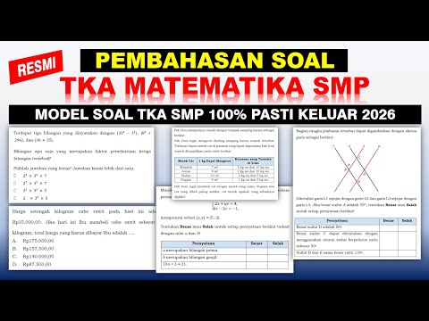 Bedah Konsep Pola Bilangan, Barisan & Deret Aritmatika TKA SMP