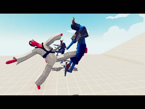 DUO KICKBOXER CHAMPION MIXED Vs EVERY UNIT - TABS Totally Accurate Battle Simulator