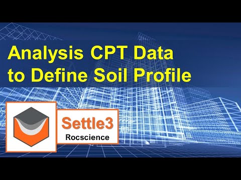 Define Soil Profile from CPT data | Settle 3D Rocscience