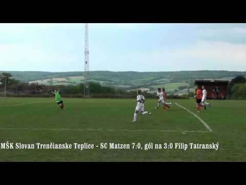 MSK Slovan Trencianske Teplice - SC Matzen 7:0, gol na 3:0, Filip Tatransky, Kronberg 2012