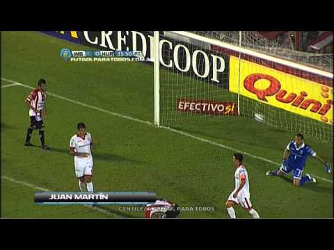 Gol de Juan Martín. Instituto 1 - Huracán 0. Fecha 29. Torneo Primera B Nacional