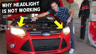 WHY HEADLIGHT DOES NOT WORK ON FORD. HEADLIGHTS NOT WORKING FIX