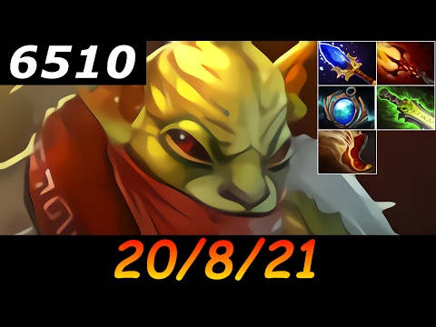 Dota 2 Bounty Hunter 6510 MMR 20/8/21 (Kills/Deaths/Assists) Ranked Full Gameplay