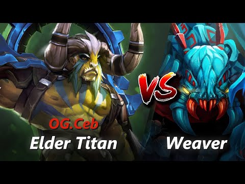 How to Elder Titan offlane vs Weaver/Phoenix (feat. Ceb) | First 10 minutes