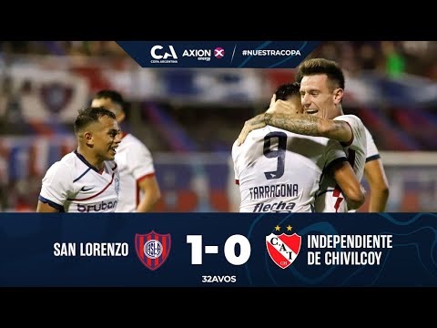 32avos: San Lorenzo 1 - Independiente de Chivilcoy 0