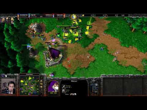 MartialSpirit (HU) Linger (NE) vs Typhoon (HU) TekRicket (NE) - WarCraft 3 - 2v2 - Teamwork - WC2820