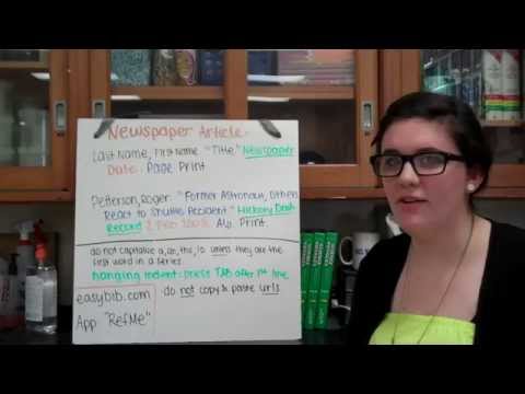 How to Cite Sources - MLA 7th Edition