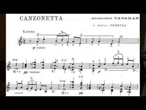 Canzonetta-Alexandre Tanzman