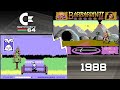 Top 50 Commodore 64 c64 Games Of 1988 In Under 10 Minut