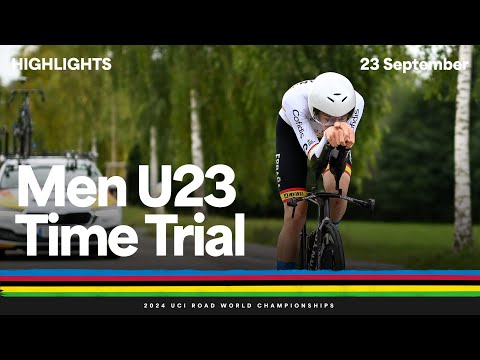 Men Under 23 Individual Time Trial highlights | 2024 UCI Road World Championships