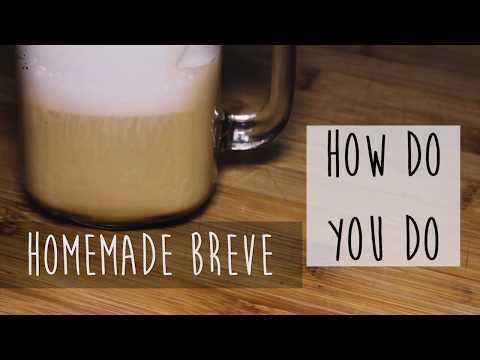 How to Make a Breve Latte || Homemade Cafe Breve